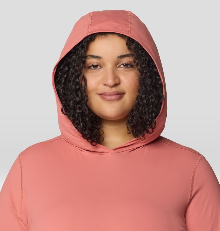 Women's Crater Lake Long Sleeve Hoody | 634 | 2X, Color: Fleurs, image 5