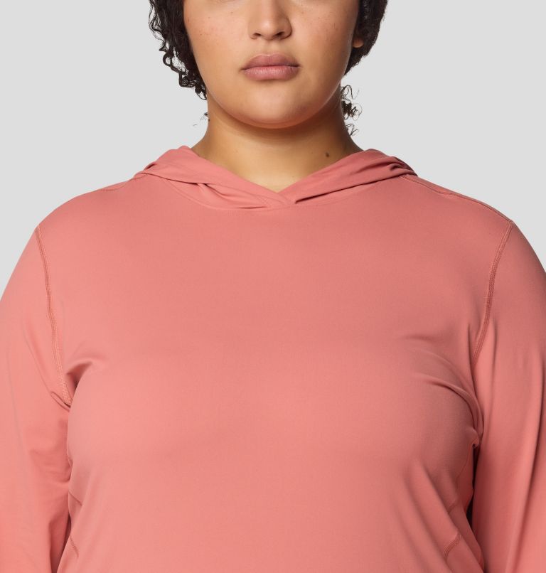 Women's Crater Lake Long Sleeve Hoody | 634 | 2X, Color: Fleurs, image 6