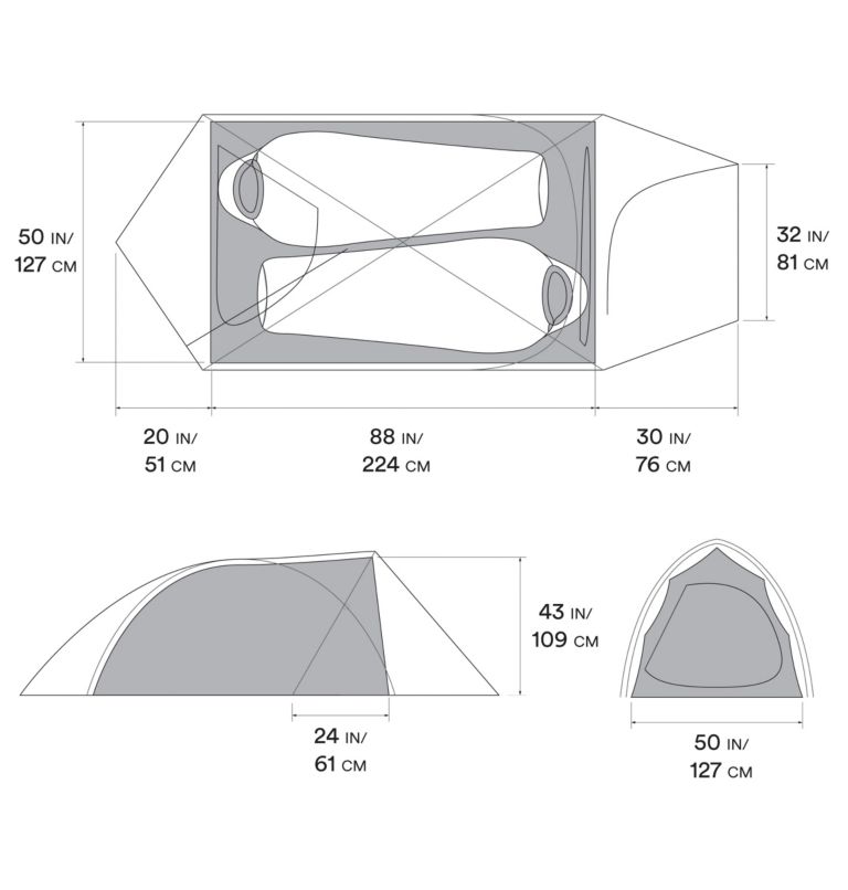 Outpost 2 Tent, Color: Alpine Red, image 10