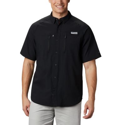 Men's PFG Terminal Tackle&trade; Short Sleeve Woven Shirt