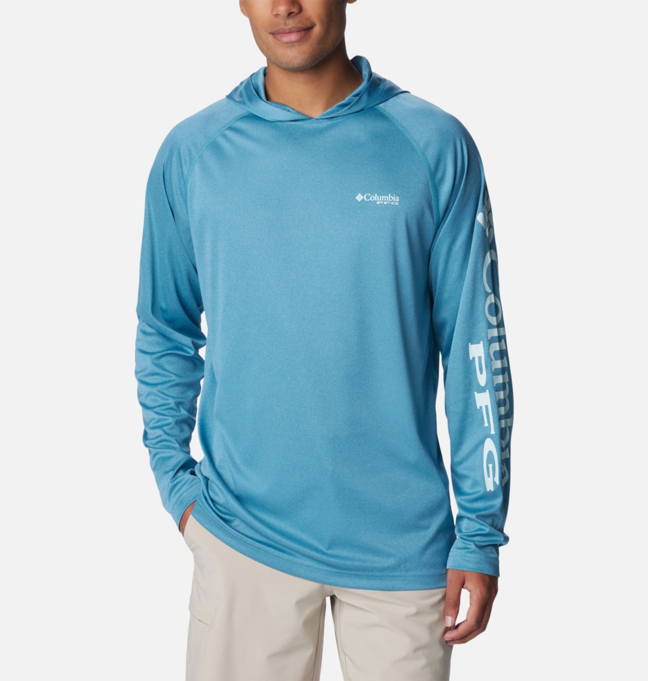 Men's PFG Terminal Tackle™ Heather Hoodie 1