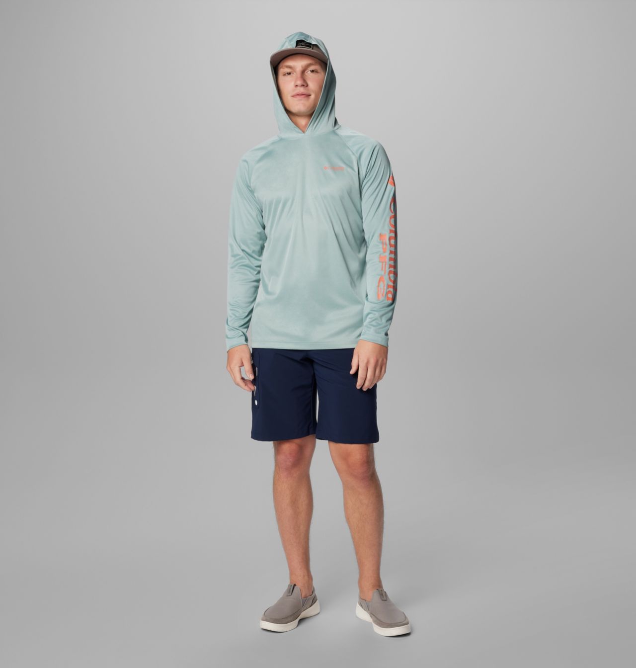 Men's PFG Terminal Tackle™ Heather Hoodie 3