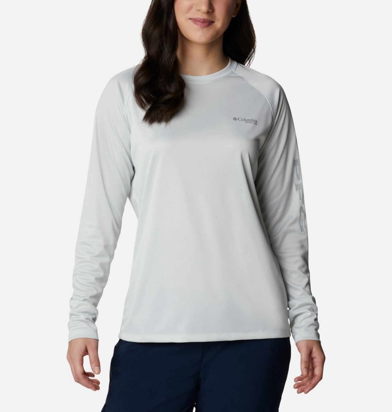 Women's PFG Tidal Tee™ Heather Long Sleeve Shirt 1