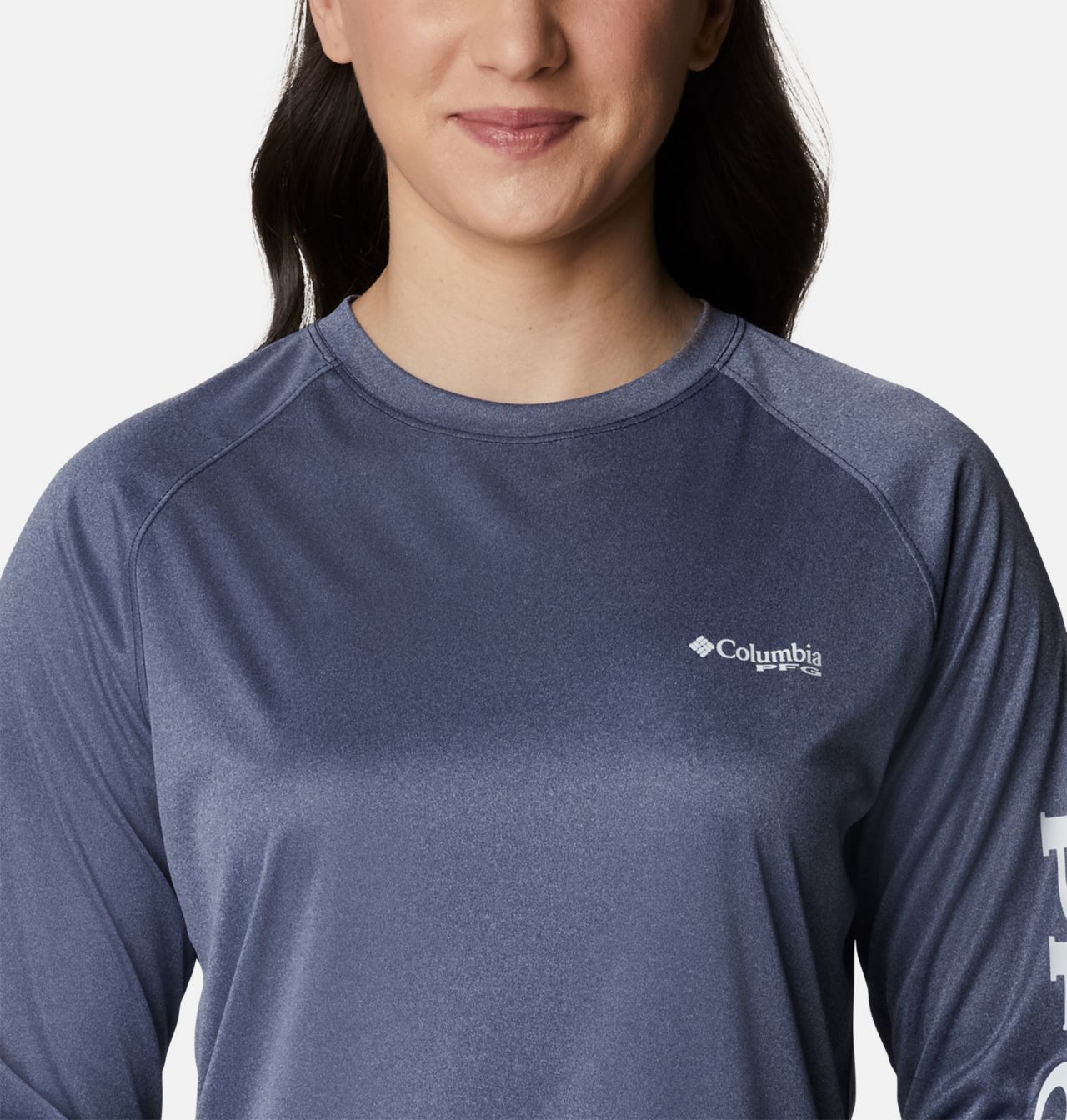 Women's PFG Tidal Tee™ Heather Long Sleeve Shirt 4