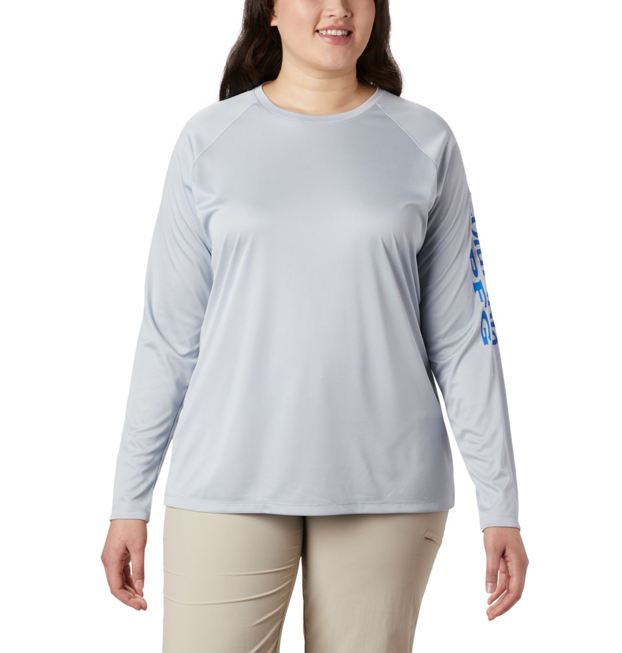 Women's Tidal Tee™ PFG Heather Long Sleeve - Plus Size 1