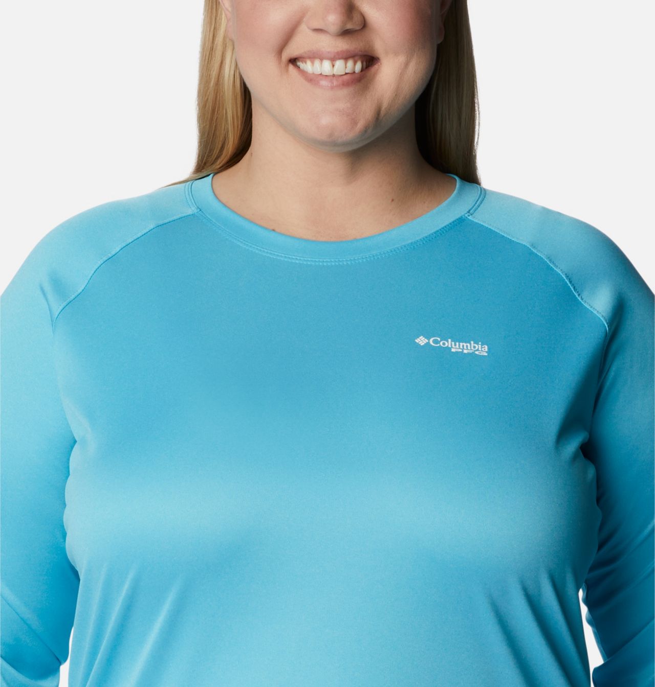 Women's Tidal Tee™ PFG Heather Long Sleeve - Plus Size 4