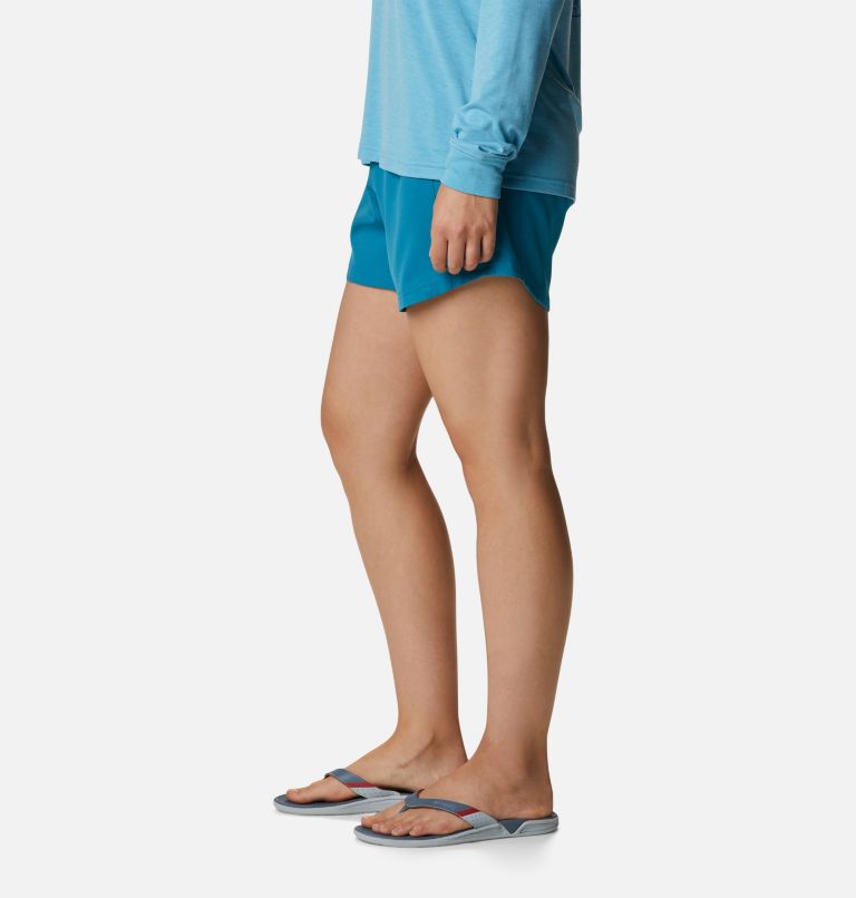 Thumbnail: Women's PFG Tamiami Pull-On Shorts, Color: Deep Marine, image 3