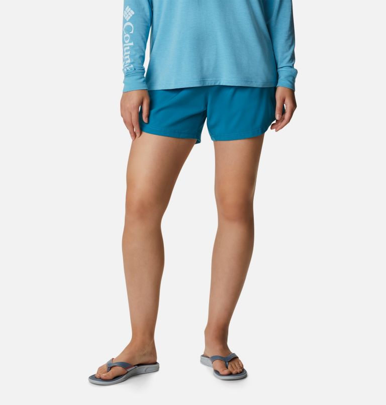 Women's PFG Tamiami Pull-On Shorts, Color: Deep Marine, image 1