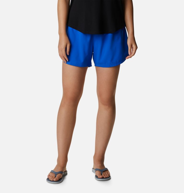 Thumbnail: Women's PFG Tamiami Pull-On Shorts, Color: Blue Macaw, image 1