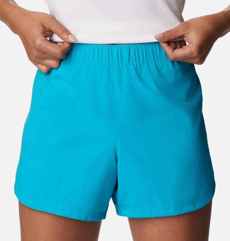 Women's PFG Tamiami Pull-On Shorts, Color: Ocean Teal, image 4