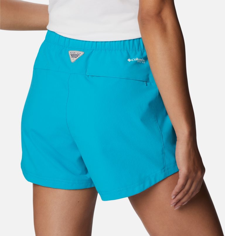 Thumbnail: Women's PFG Tamiami Pull-On Shorts, Color: Ocean Teal, image 5