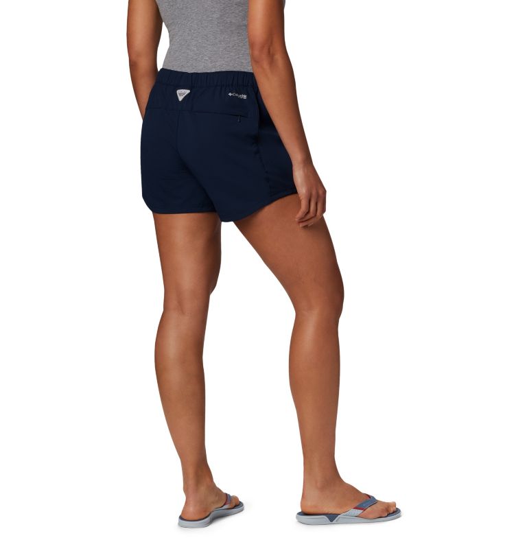 Thumbnail: Women's PFG Tamiami Pull-On Shorts, Color: Collegiate Navy, image 2