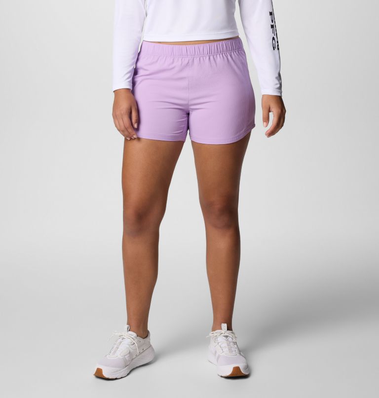 Women's PFG Tamiami Pull-On Shorts, Color: Hydrangea, image 1
