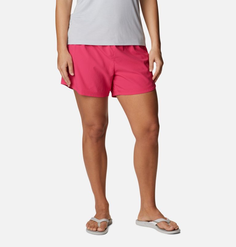 Women's PFG Tamiami Pull-On Shorts, Color: Cactus Pink, image 1