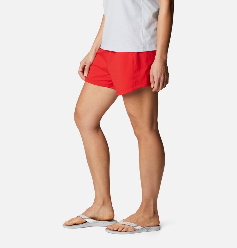Women's PFG Tamiami Pull-On Shorts, Color: Red Spark, image 3