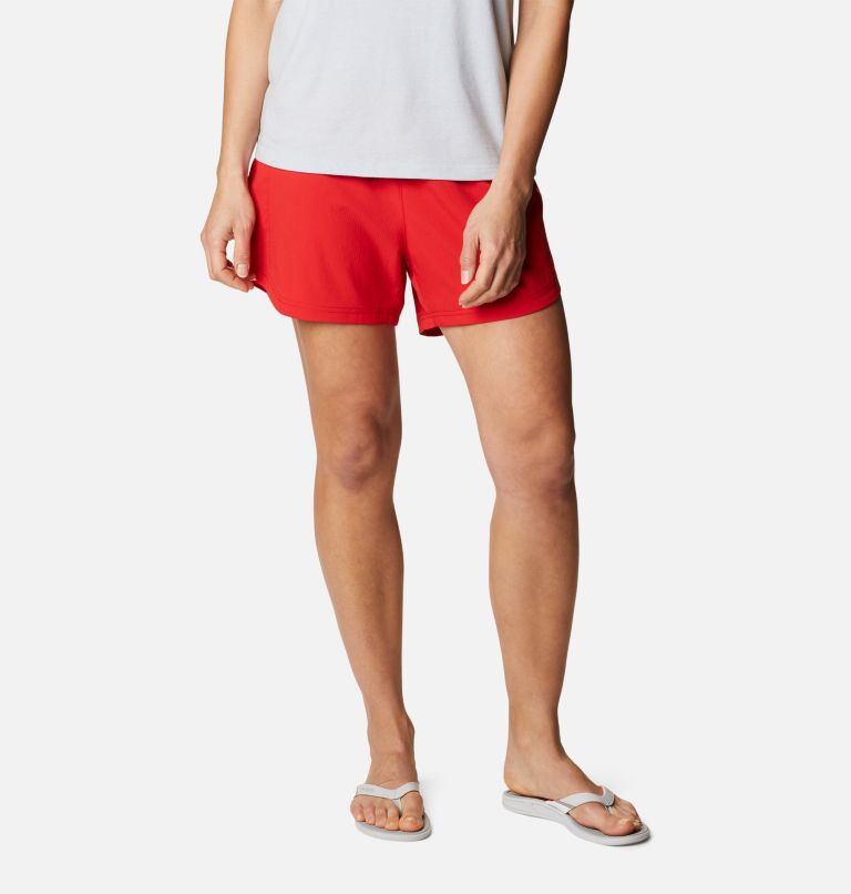 Women's PFG Tamiami Pull-On Shorts, Color: Red Spark, image 1