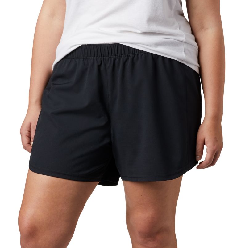 Thumbnail: Women's PFG Tamiami Pull-on Shorts - Plus Size, Color: Black, image 4