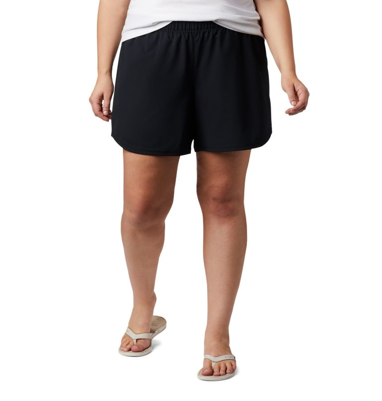 Women's PFG Tamiami Pull-on Shorts - Plus Size, Color: Black, image 1