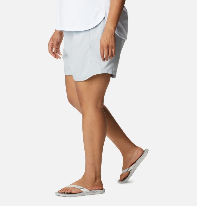 Women's PFG Tamiami Pull-on Shorts - Plus Size, Color: Cirrus Grey, image 3