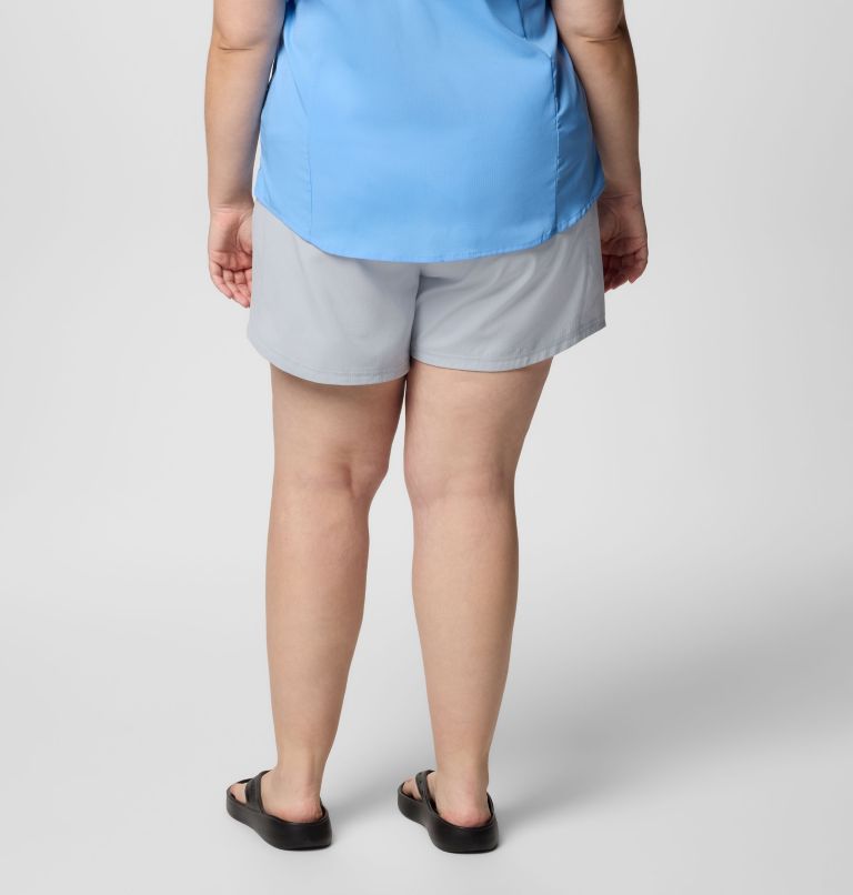Women's PFG Tamiami Pull-on Shorts - Plus Size, Color: Cirrus Grey, image 2