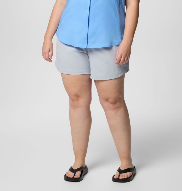 Women's PFG Tamiami Pull-on Shorts - Plus Size, Color: Cirrus Grey, image 1