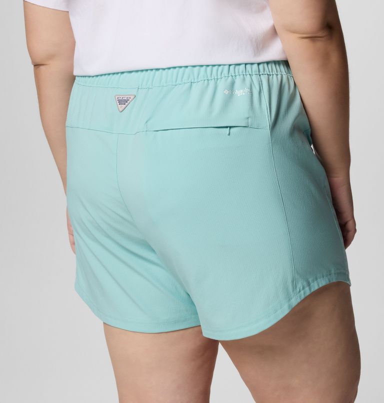 Women's PFG Tamiami Pull-on Shorts - Plus Size, Color: Spray, image 5