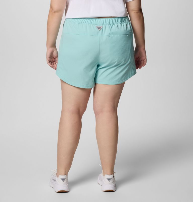 Women's PFG Tamiami Pull-on Shorts - Plus Size, Color: Spray, image 2
