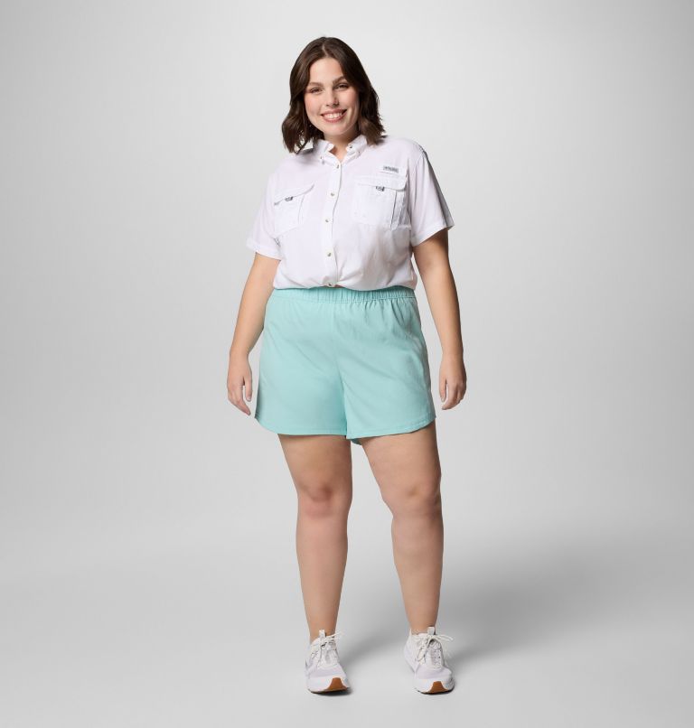 Women's PFG Tamiami Pull-on Shorts - Plus Size, Color: Spray, image 6