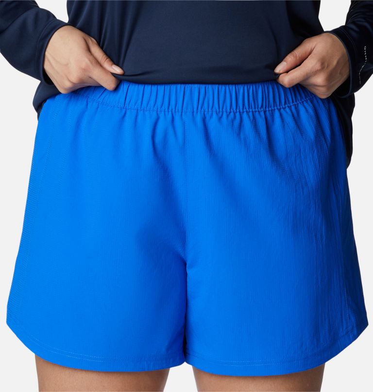 Short à taille élastique Tamiami Femme - Grandes tailles, Color: Blue Macaw, image 4