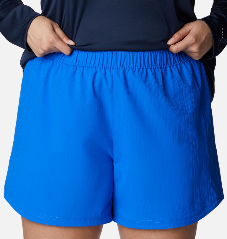 Women's PFG Tamiami Pull-on Shorts - Plus Size, Color: Blue Macaw, image 4