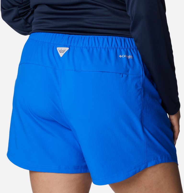 Women's PFG Tamiami Pull-on Shorts - Plus Size, Color: Blue Macaw, image 5