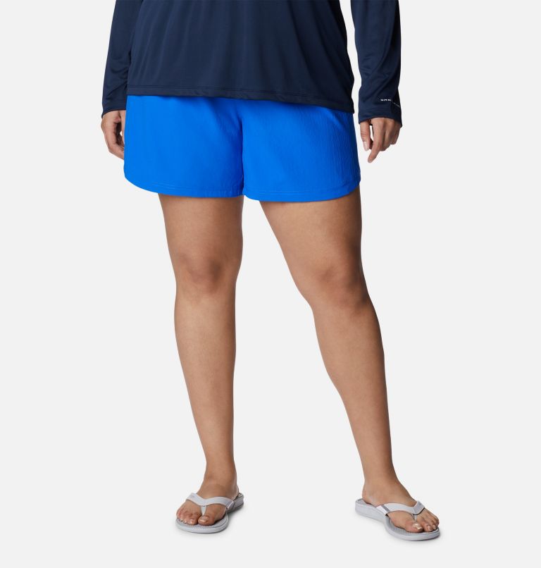 Women's PFG Tamiami Pull-on Shorts - Plus Size, Color: Blue Macaw, image 1