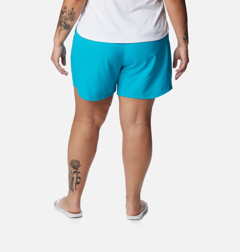 Thumbnail: Women's PFG Tamiami Pull-on Shorts - Plus Size, Color: Ocean Teal, image 2