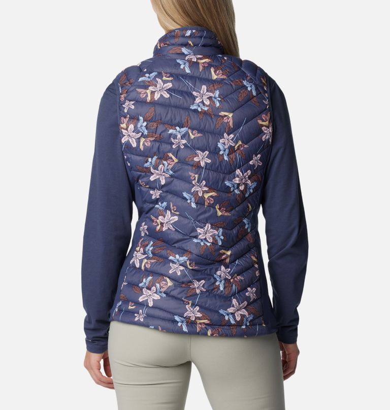 Powder Pass Vest, Color: Nocturnal Tiger Lilies Print, image 2