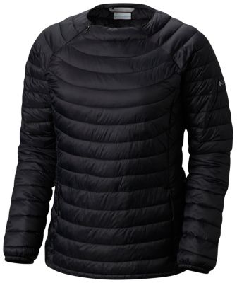 Women's Powder Pass&trade; Down Pullover Powder Pass&trade; Pullover | 550 | L, Black, 3/4 front