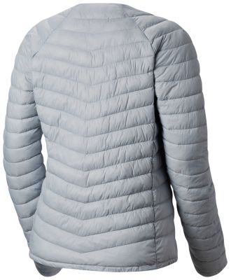 Women's Powder Pass&trade; Down Pullover Powder Pass&trade; Pullover | 550 | L, Cirrus Grey, 3/4 back