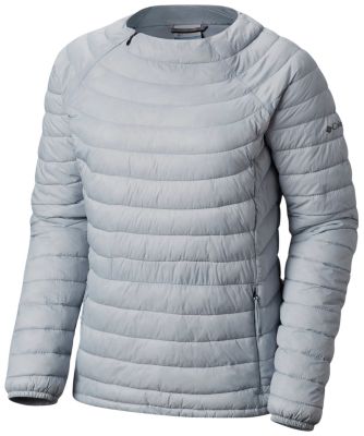 Women's Powder Pass&trade; Down Pullover Powder Pass&trade; Pullover | 550 | L, Cirrus Grey, 3/4 front