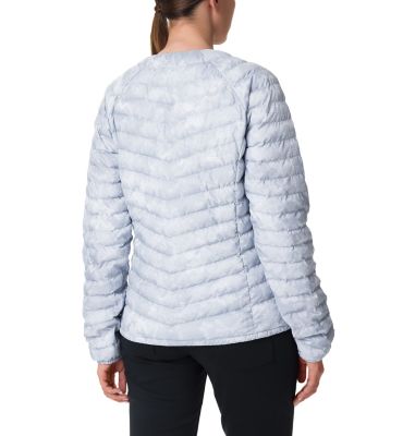 Women's Powder Pass&trade; Down Pullover Powder Pass&trade; Pullover | 550 | L, Twilight Clouds Camo Print, back