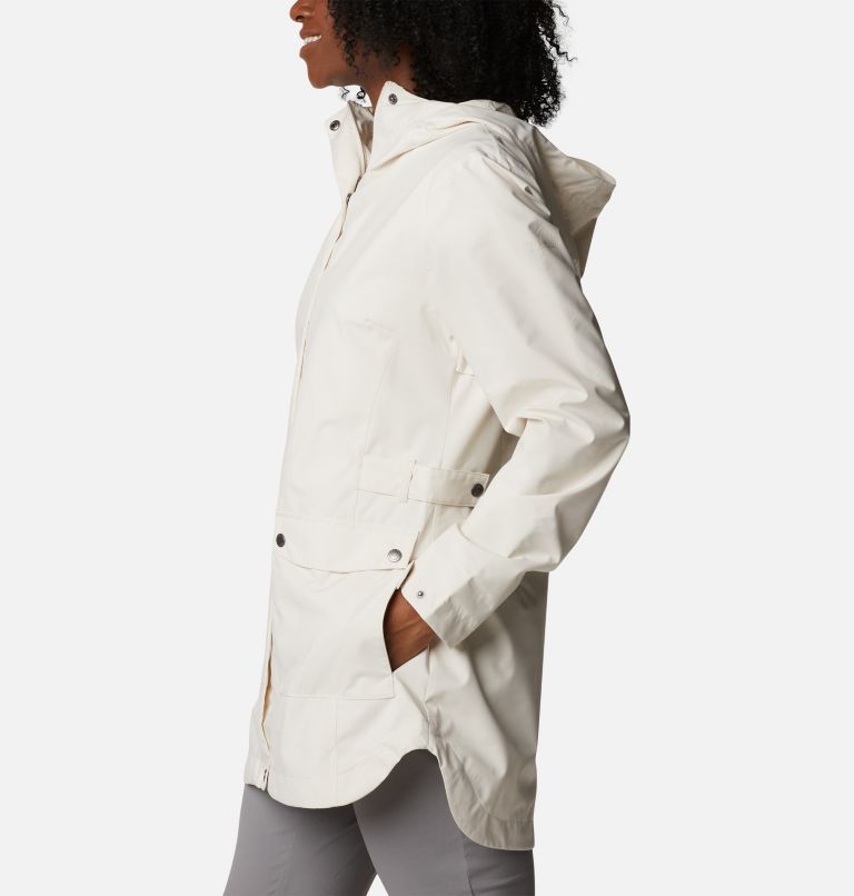 Women's Here And There Trench Jacket, Color: Chalk, image 3