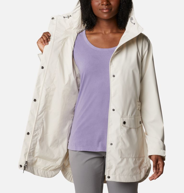 Women's Here And There Trench Jacket, Color: Chalk, image 5