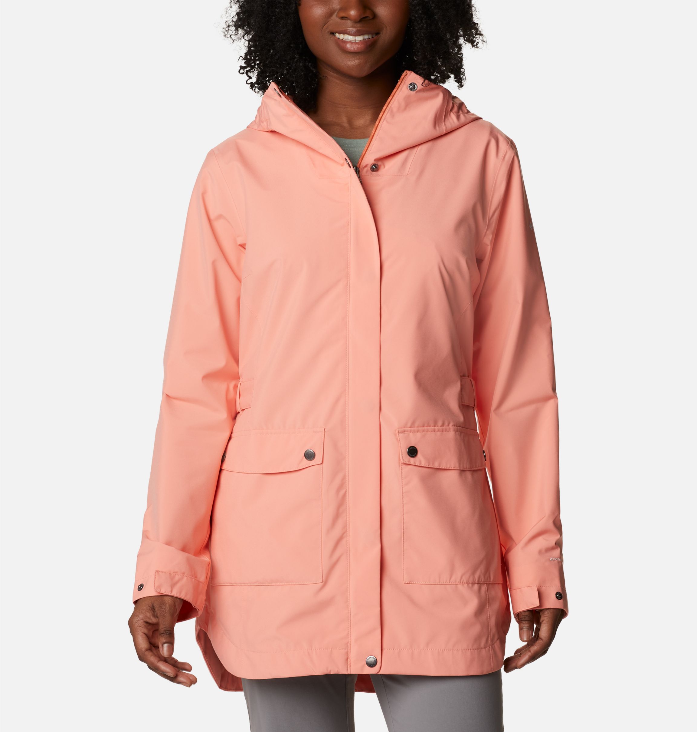 Columbia here and store there insulated trench jacket