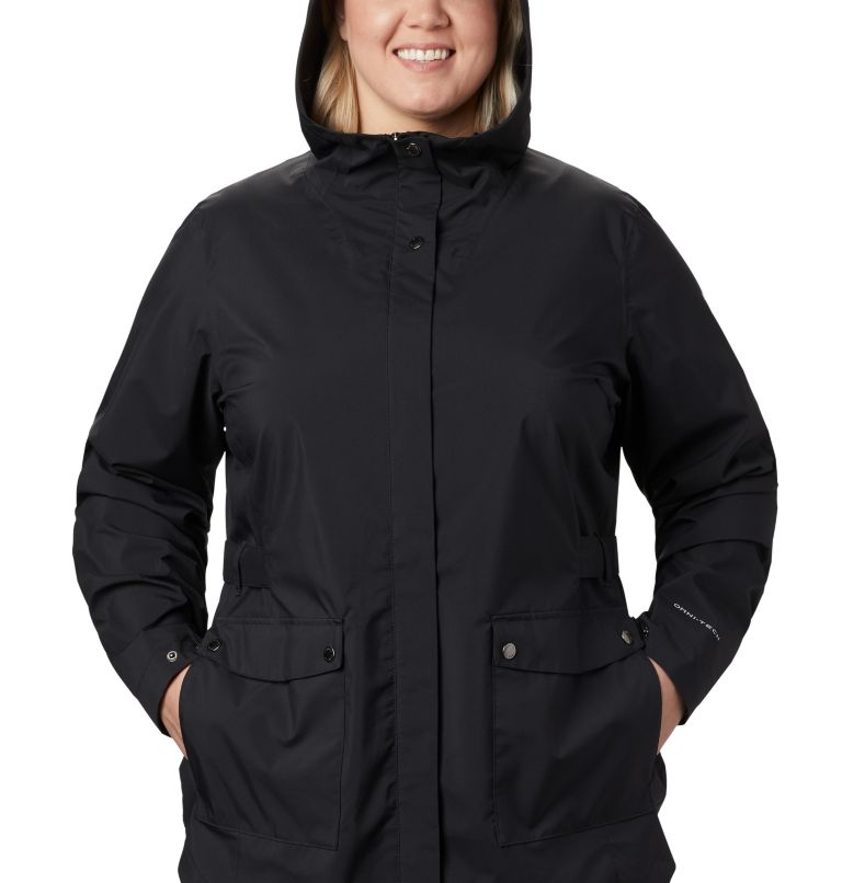 Trench Here And There pour femme — Grandes tailles, Color: Black, image 4