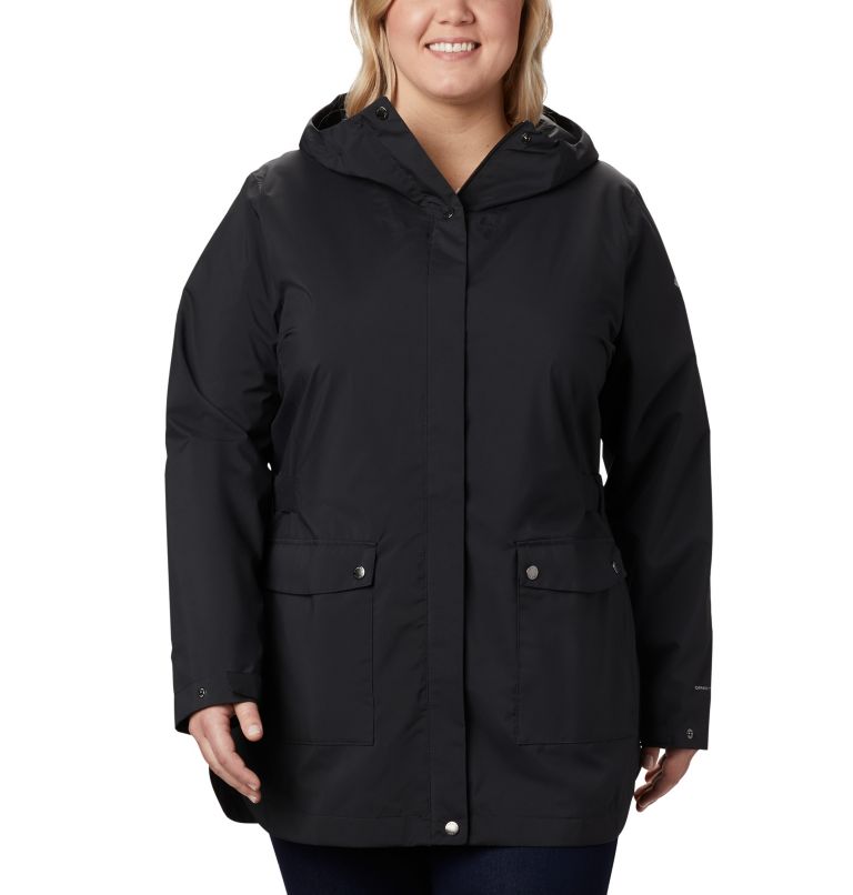 Trench Here And There pour femme — Grandes tailles, Color: Black, image 1