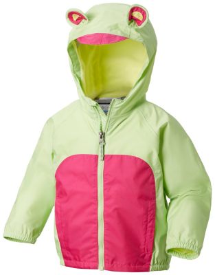 lined rain jacket with hood