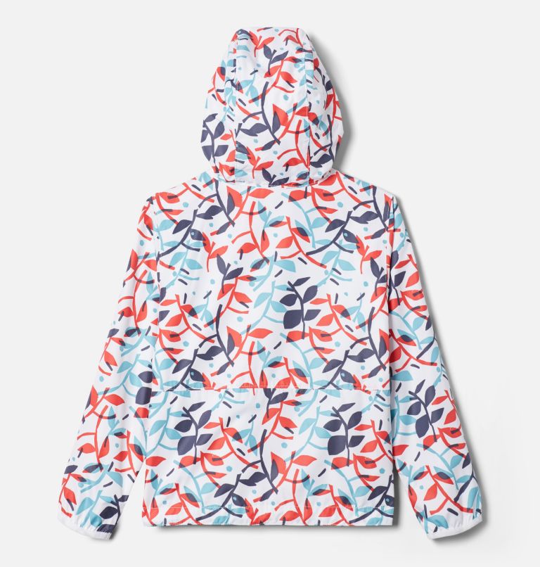Kids’ Pixel Grabber Reversible Jacket, Color: White Scrap Floral, image 2