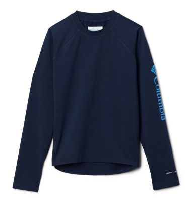 Youth Sandy Shores&trade; Long Sleeve Top Sandy Shores&trade; Long Sleeve Sung | 464 | M, Collegiate Navy, front