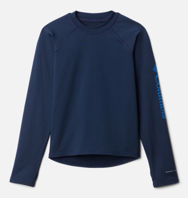 Youth Sandy Shores&trade; Long Sleeve Top Sandy Shores&trade; Long Sleeve Sung | 464 | M, Collegiate Navy, front