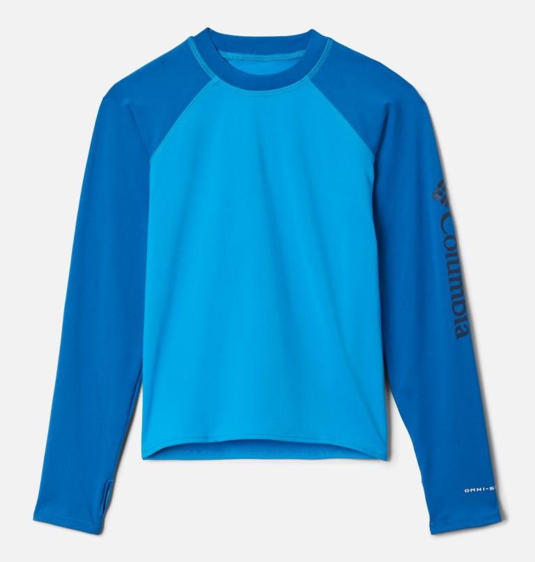 ALL IN MOTION WOMEN'S ACTIVE TOP Long Sleeve Thumb Hole BLUE Shirt