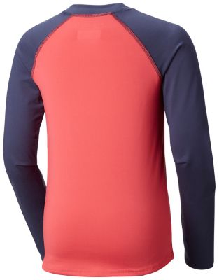 Youth Sandy Shores&trade; Long Sleeve Top Sandy Shores&trade; Long Sleeve Sung | 464 | M, Bright Geranium, Nocturnal, back