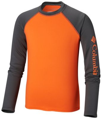 Youth Sandy Shores&trade; Long Sleeve Top Sandy Shores&trade; Long Sleeve Sung | 464 | M, Tangy Orange, Grill, front